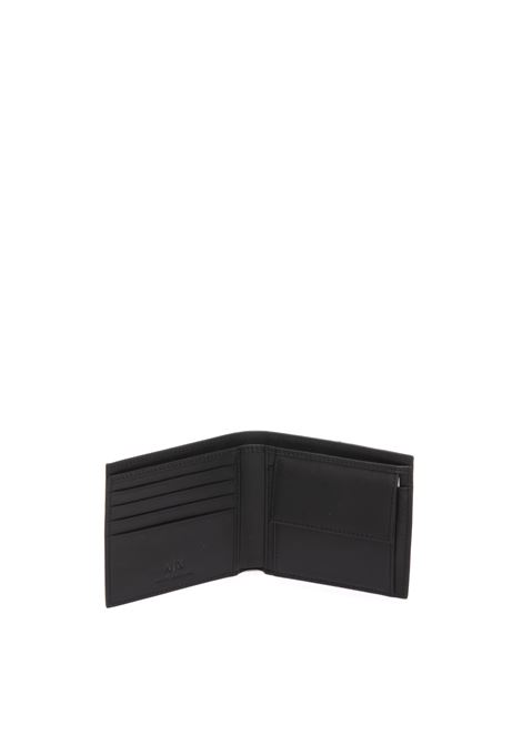 black logo wallet ARMANI EXCHANGE | 958098CC845-00020